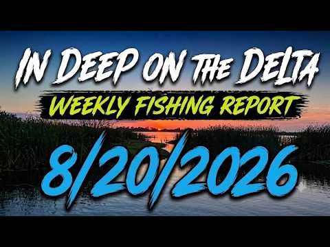 Embedded thumbnail for Aug 22, 2026 - California Delta Fishing Update #6506