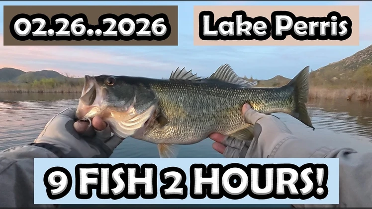 Embedded thumbnail for Feb 28, 2026 - Lake Perris Fishing Update #6143